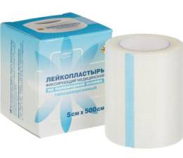 Лейкопластырь LEIKO фикс на Полимерной основе 5 х 500см