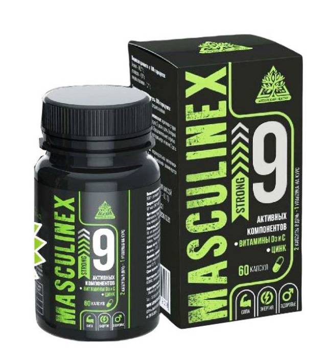 Фитокомплекс MASCULINEX Маскулинекс Стронг для мужчин 60 капсул