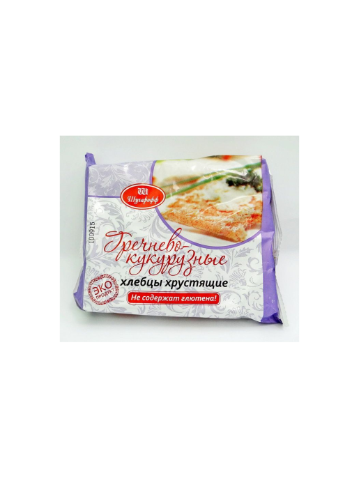 Хлебцы без глютена гречнево кукурузные 60г