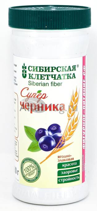 Клетчатка Сибирская Суперчерника банка 280 г