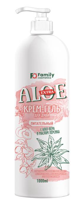 ВИЛСЕН EXTRA ALOE Крем гель для душа питательный 1000мл