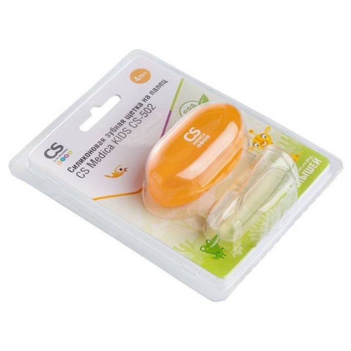 Зубная щетка CS Medica KIDS CS 502 силиконовая жевательная
