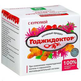 Годжидоктор: для поджелудочной с куркумой, 100 гр.