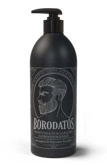 Шампунь гель для душа Borodatos 500мл