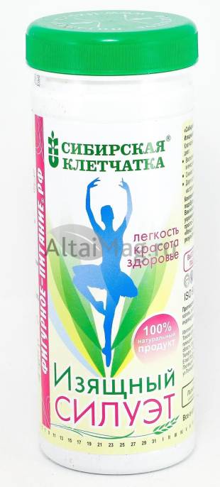 Клетчатка Сибирская Изящный силуэт банка 170 г