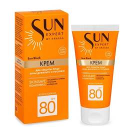 Sun expert крем для защиты лица зоны декольте spf 80 50мл