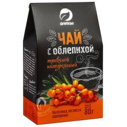 Чай травяной с облепихой, 80 гр.