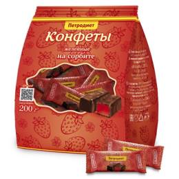 Конфеты Петродиет желейно фруктовые на сорбите 200 г