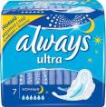Прокладки Always Олвейс Ultra Night с крылышками №7