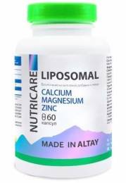 Липосомальный кальций магний цинк БАД Nutricare Liposomal 60 капсул