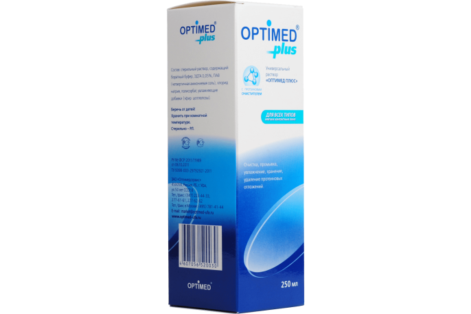 Раствор Optimed plus для линз 250мл