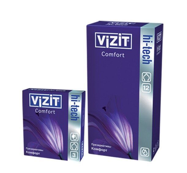 Презервативы VIZIT HI TECH Comfort комфорт 3 шт