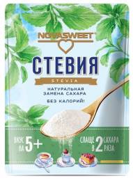 Заменитель сахара Новасвит Стевия подсластитель 200 г