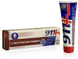 911 Экстракт Пиявки гель для ног 100мл
