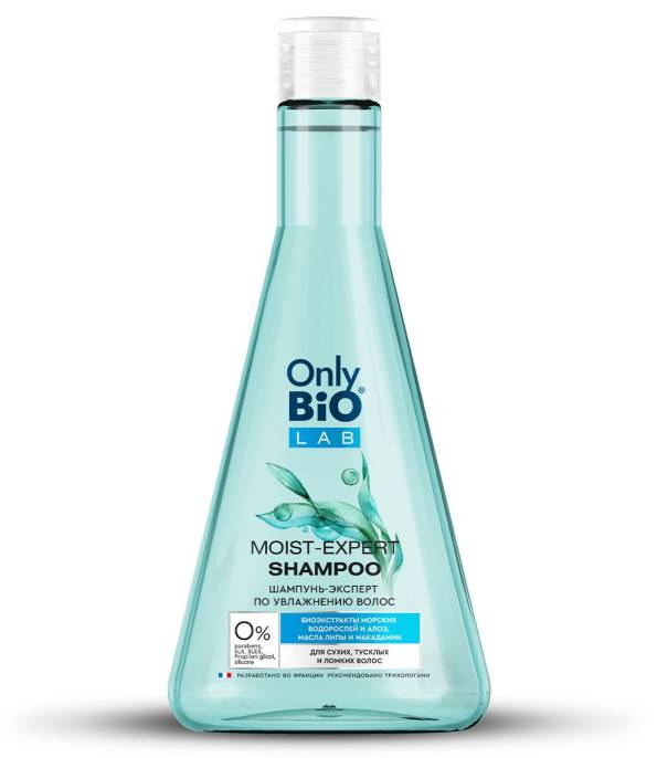 Шампунь эксперт Moist expert Увлажнение волос Only Bio Lab 350мл