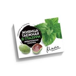Смолка жевательная Живица таежная Мята в глазури 5 таблеток