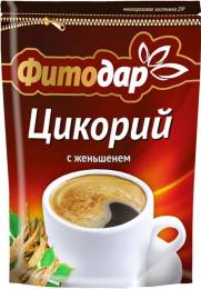 Цикорий растительный дойпак ZIP с женьшенем Фитодар 100 г