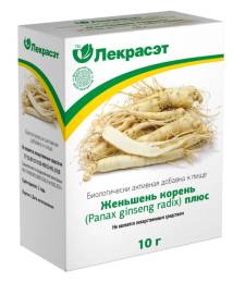 Женьшень корень плюс 10г