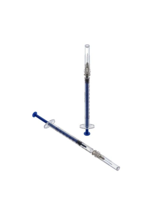 Шприц MedCare 3х компонентный 1мл инсулиновый u 100 с иглой 04*12мм 27g №1
