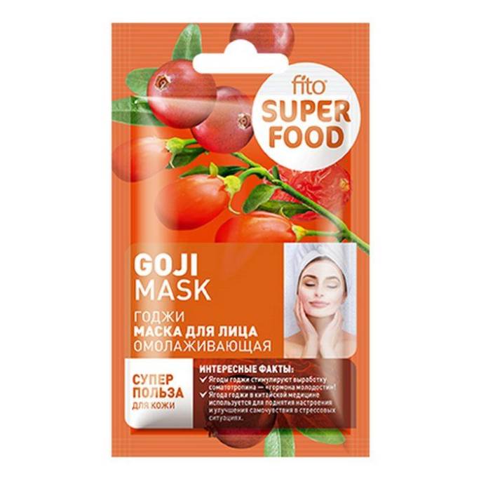 Fito SUPERFOOD Маска для лица Омолаживающая Годжи 10мл