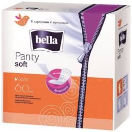 Прокладки BELLA Белла Белая линия Panty Soft 60шт