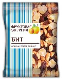 Сухофрукты Бит изюм ананас и арахис 55г