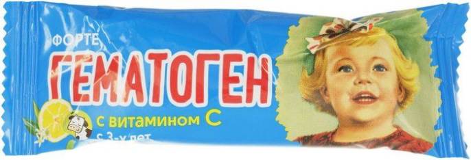 Гематоген Форте детский с витамином C 25г