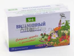 Витаминный чайный напиток Алтайский 4 20 пакетиков