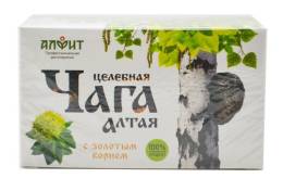 Чага Алтая с золотым корнем чайный напиток 20 пакетиков по 2г