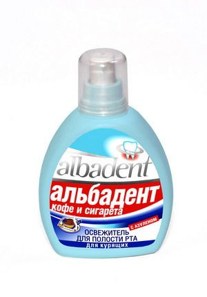 Альбадент Освежитель для рта с азуленом для курящих 35 мл
