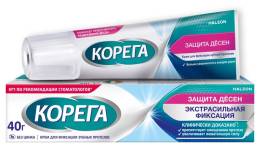 Корега Крем для фиксации зубных протезов Защита десен 40мл