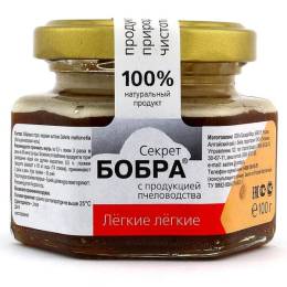 Секрет бобра «для легких» с продукцией пчеловодства, 100 гр.