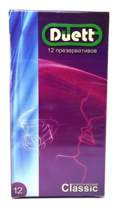 Презервативы DUETT Classic классик 12 шт