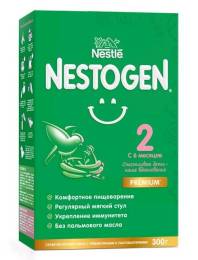 Nestle Смесь Нестожен 2 сухая молочная PREMIUM с пребиотиками 300г