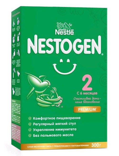 Nestle Смесь Нестожен 2 сухая молочная PREMIUM с пребиотиками 300г