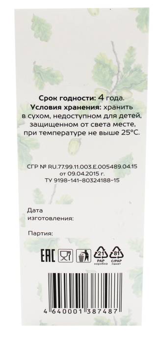 Кора дуба АлтайМаг 50г