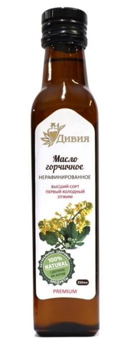 Масло Горчичное Дивия 100% 250 мл