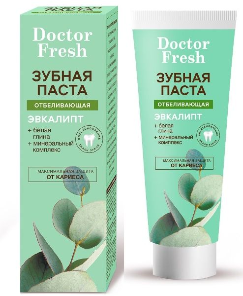 Зубная паста Doctor Fresh Отбеливающая 75мл