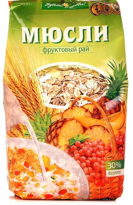Мюсли Фруктовый рай 400 г