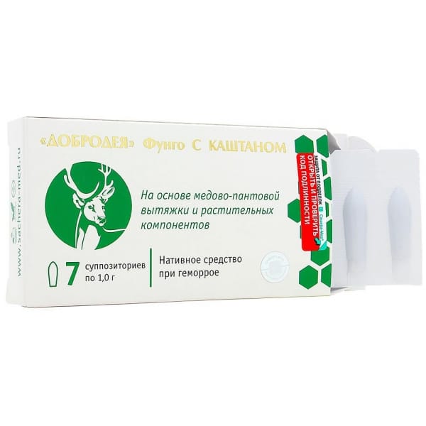 Суппозитории интимной гигиены «Добродея» общие, 7 шт.