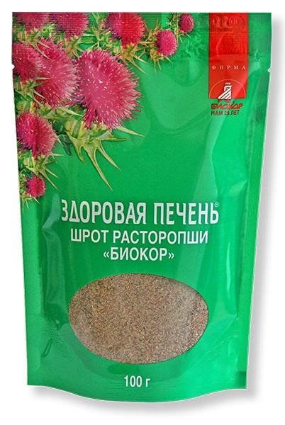 Шрот расторопши Здоровая Печень 100г