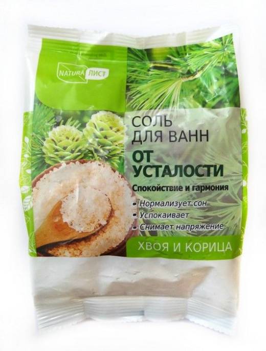 Соль для ванны НАТУРАЛИСТ От усталости 500г