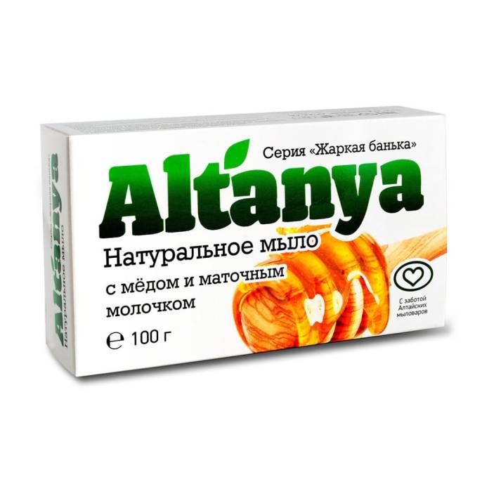 Натуральное мыло с мёдом и маточным молочком, 100 гр.