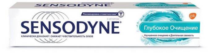 Sensodyne Сенсодин Зубная паста Глубокое очищение 75мл