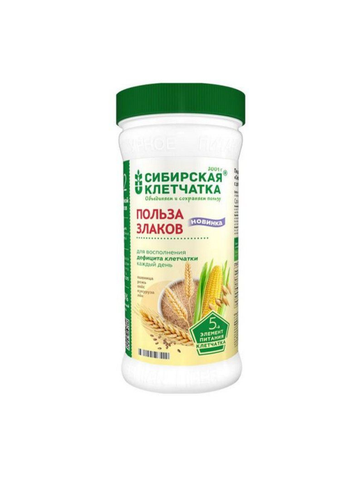 Клетчатка Сибирская Польза злаков 280г
