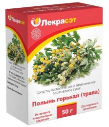 Полынь горькая трава косметическое средство Лекра Сэт 50г