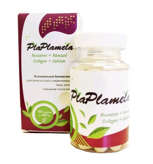 Plaplamela коллаген и кальций 120 таблеток