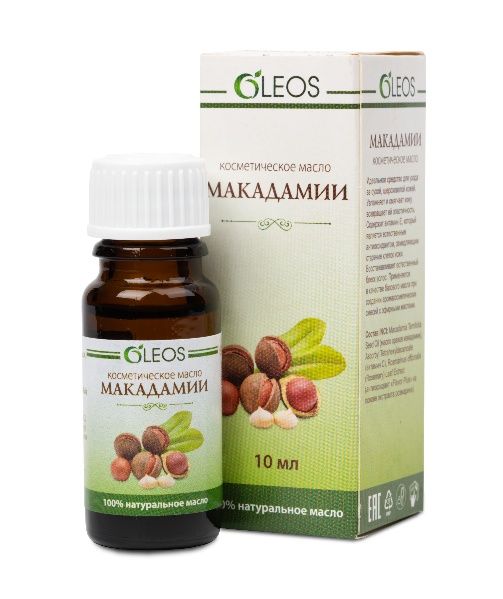 OLEOS Косметическое масло Макадамии 10мл