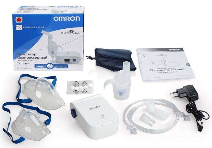 Ингалятор OMRON C21 basic компрессорный