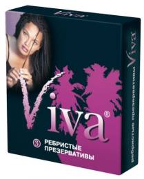 Презерватив Вива ребристые 3шт